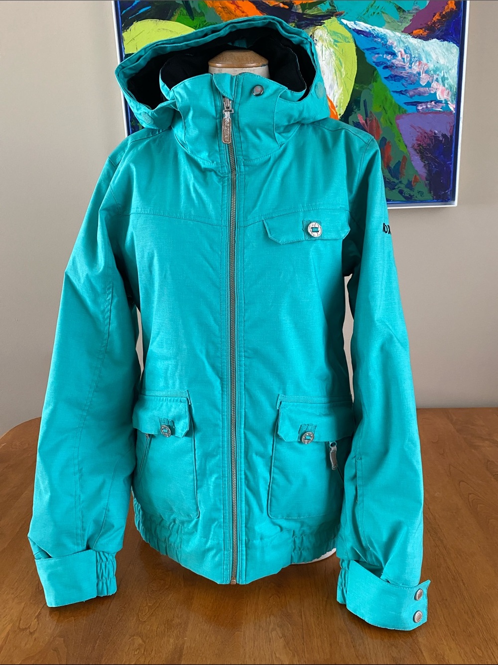 Roxy Women’s Billie Snow Jacket.
Many pockets and zippered front.
Size Medium.🩵